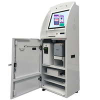 Kiosque de caisse automatique Facial 7/24 à vendre en espèces et par carte avec terminal d'encodeur de carte