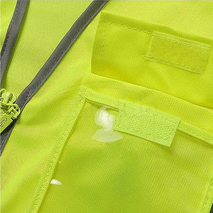 Gilet de sécurité pour hommes, gilet réfléchissant haute visibilité, respirant, durable, pour le trafic, les chantiers industriels, les vêtements de travail en plein air - Product Image 4