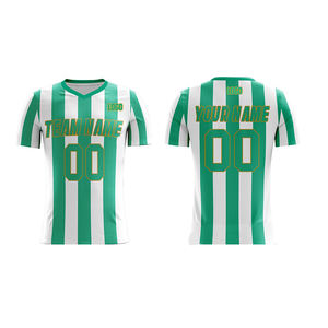Camiseta de Fútbol Transpirable de Manga Corta de Alta Calidad 2025, 100% Poliéster, Logotipo Personalizado, Impresión por Sublimación, Servicio OEM al por Mayor - Product Image 3