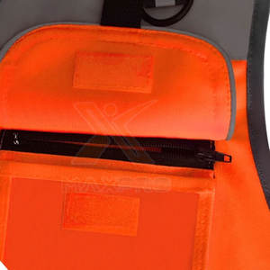 Gilet de sécurité réfléchissant respirant robuste de qualité supérieure, personnalisable - Product Image 6