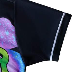 เสื้อเจอร์ซีย์เบสบอลถักนิตติ้งกีฬาแบบเงาวาวโดยทีมฟิตเนสประสิทธิภาพสูงดีไซน์คอกลมแบบเป็นทางการเพื่อความสำเร็จของทีม - Product Image 6