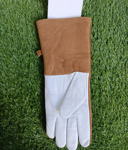 Finger Polyester Safety <b>Gloves</b> for Electric Cowhide Welding <b>Gloves</b> Anti-static Heat Resistant Silicone-Free - Product Image 6