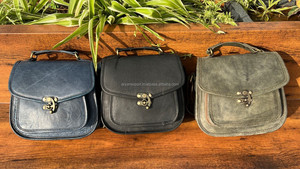 Bolsos cruzados de piel auténtica de alta calidad versátiles a la moda para mujer al por mayor, bolsos de piel de gran capacidad, bolsos de un solo hombro - Product Image 3