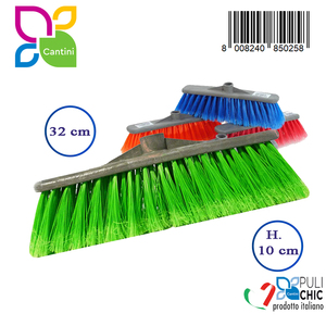 Testa di scopa colorata di ricambio per spazzare la scopa colorata spazzata e resistente leggera portatile affidabile pratico efficien