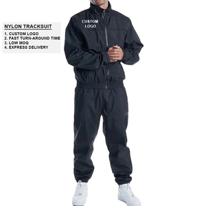 Conjunto Personalizado para Hombre, Chaqueta y Pantalones Cortos de Poliéster y Nailon con Cierre, Conjunto Cortavientos de Dos Piezas, Chándal Deportivo - Product Image 4