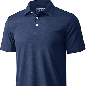 Polo de manga corta para hombre de moda hecho de tela de algodón de primera calidad elegante y transpirable para el uso diario. - Product Image 1