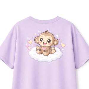 T-shirts pour enfants 100% coton, doux, respirants, à manches courtes, col rond, écologiques, décontractés pour l'été, pour garçons et filles, haut confortable - Product Image 5