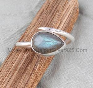 925แหวนเงินสเตอร์ลิงวินเทจสไตล์โบโฮแฮนด์เมดสามชั้นเครื่องประดับอัญมณีดรูซี่เครื่องประดับงานแต่งงานของขวัญสำหรับงานเลี้ยง unisex - Product Image 5