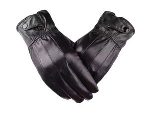 Gants en cuir véritable pour hommes de qualité supérieure, logo personnalisé, vente en gros - Product Image 1