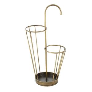Porte-parapluie en métal résistant aux intempéries avec cadre en acier durable, parfait pour les entrées intérieures, les bureaux et les maisons modernes - Product Image 1
