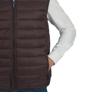 Hot Sale Fashion <b>Sleeveless</b> High Quality Super Warm Lightweight Packable <b>Vest</b> Puffer Jacket <b>Men</b> Winter Zipper <b>Vest</b> - Product Image 4