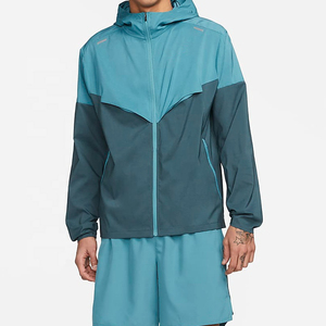 Conjunto Deportivo de Verano para Hombre, Chaqueta y Pantalones Cortos con Estampado, Cierre de Cremallera, Nailon, Dos Piezas, Cortavientos, Novedad 2026 - Product Image 3