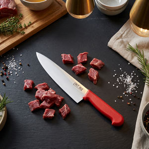 Cuchillo de Chef de 10 Pulgadas, Cuchillo de Chef Profesional Rojo - Product Image 1