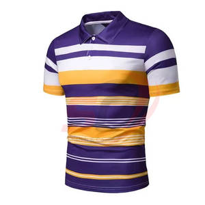 เสื้อโปโลแขนสั้นผ้าคอตตอนทรงสลิมฟิตเสื้อโปโลแบบถักพิมพ์โลโก้ได้ตามต้องการ - Product Image 6