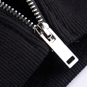 Custom Factory Zipper Sweatshirts Hoodies Mock Neck <b>Zip</b> up Sweatshirts for Men High Quality Cotton Sweatshirts OEM ODM - Product Image 6