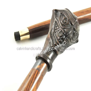 Bastón de aluminio Joker hecho a mano personal de madera hecho a mano coleccionable náutico bastón de cobre - Product Image 6