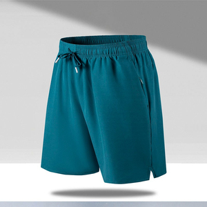 Short en coton éponge pour hommes, séchage rapide, respirant, délavé à l'acide, vintage - Product Image 6