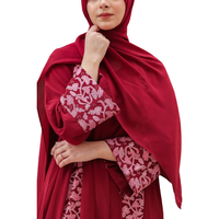 Abaya Dubaï 2023 Vêtements islamiques noirs avec strass Abayas pour femmes musulmanes Vente en gros