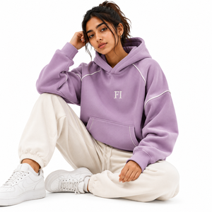 Wholesale Unisex Heavyweight <b>Fleece</b> <b>Oversized</b> <b>Hoodie</b> with Custom 3D Embossed Logo Streetwear Pullover <b>Hoodie</b> for <b>Men</b> - Product Image 5