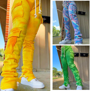 Pantalon de survêtement en velours léger et empilé - Product Image 6