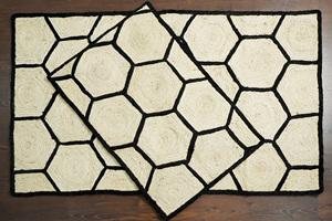 Customized SHEELTEX Modern Rectangle Jute <b>Runner</b> Rug High Quality Braided Home Decor Bedroom Area <b>Washable</b> Geometric Style - Product Image 4