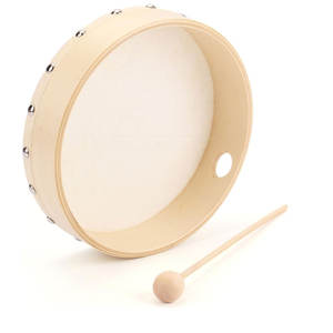 Tambores Chamánicos Hechos a Mano con Marco de Madera para Meditación, Sanación por Sonido y Práctica - Product Image 4