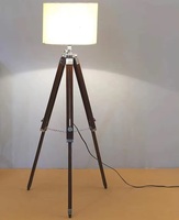 Lampadaire en bois fait à la main moderne veilleuse lampadaire avec trépied pour salon chambre bureau décor cadeau article