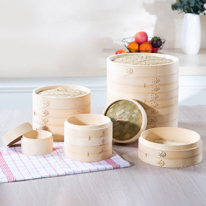 Panier à vapeur en bambou 100% naturel fait à la main pour aliments, haute qualité, prix bon marché, fabriqué au Vietnam - Product Image 3