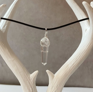 Incroyables pendentifs en Quartz transparent à Double Point au meilleur prix fournisseur en ligne de pendentifs en Quartz clair d'exportations de cristal Exis - Product Image 5