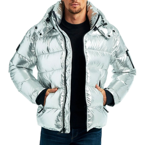 New Stylish Winter Canvas Puffer <b>Jacket</b> for Men Customized Breathable Oversized Design - Product Image 1