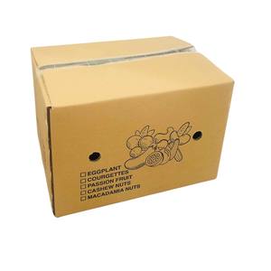 Boîte de papier ondulé recyclable écologique personnalisée à 5 couches pour emballage de légumes et de fruits en carton d'expédition agricole - Product Image 5
