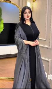 Ropa musulmana tradicional de mujer modesta elegante islámica ropa de fiesta elegante estilo Abaya Kaftan Formal Dubai - Product Image 2