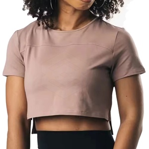 Top Corto Informal de Verano para Mujer con Logotipo Personalizado de Alta Calidad, 100% Algodón, Transpirable, Ecológico, de Secado Rápido, al por Mayor - Product Image 1