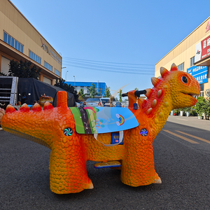 Xe scooter điện trẻ em hoạt động bằng tiền xu, làm bằng thép và silicon, chống thấm nước, dùng được trong nhà và ngoài trời, thích hợp cho công viên giải trí và trung tâm thương mại - Product Image 3