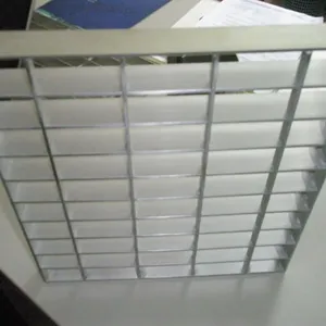 Plataformas de rejilla de soldadura de pasarela de escalera de aluminio anticorrosión