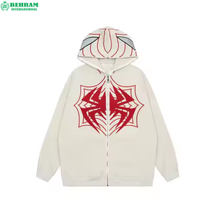 Latest Design Unisex Fleece Full Zip Hoodie Streetwear Heavyweight Cotton Breathable Quick Dry Winter hoodie - Product Image 5