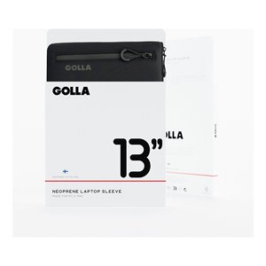 Étui pour ordinateur portable Golla Sleeve 13 pouces, housse de protection en néoprène noir - Product Image 2
