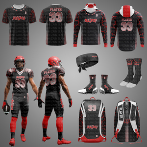 Maillot de football américain ODM personnalisé en gros haut 2025 attirail sergé brodé hauts jeunesse jeunesse football élastique sublimé - Product Image 1