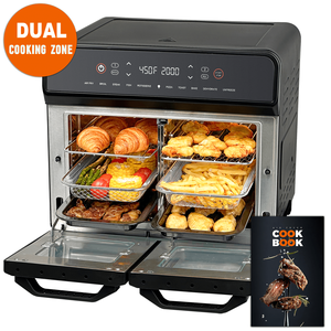 HIGH QUALITY 24QT Dual Zone <b>Air</b> <b>Fryer</b> Oven With <b>Rotisserie</b>,10-In-1 Internal Stainless Steel Toaster Oven <b>Air</b> <b>Fryer</b> Combo 1800W - Product Image 2