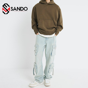 Sudaderas con capucha de alta calidad para hombre, sudaderas personalizadas en 3D para estampado de hojaldre, Jersey de algodón ligero, sudadera elástica Doble - Product Image 6