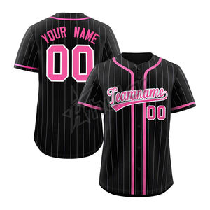 Unisex personalizar bordado béisbol Jersey estilo camisa venta al por mayor béisbol Jersey - Product Image 2