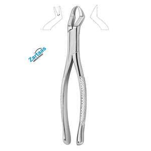 Fórceps de extracción de Nevius de acero inoxidable de alta calidad, molares superiores, Higo izquierdo, Instrumentos dentales 88L - Product Image 5