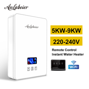 Anında Isıtıcı Şofbensız Su Isıtıcısı 6000W 110V 220V ABD Suudi Arabistan İsrail IPX4 Dokunmatik Ekran Paslanmaz Çelik Fabrika OEM ODM - Product Image 2