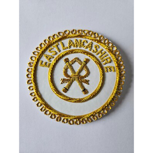 Masonic Craft <b>Apron</b> Badges East Lancashire - Product Image 1