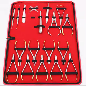 Kit de instrumentos de alicates de ortodoncia dental de 18 piezas, kit de ortodoncia de amrid quirúrgico - Product Image 1