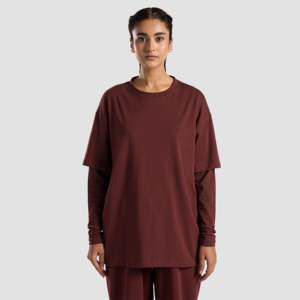 Modest Modest Sportswear GymArmour Maroon Workout Tee for Women Pakistan Gym T-shirts - Product Image 1