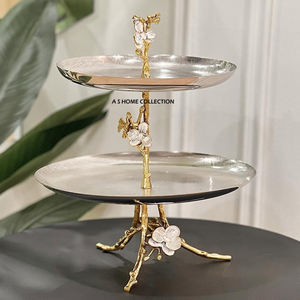 ที่วางเค้กทำด้วยมือสำหรับตกแต่งงานปาร์ตี้ชั้นวางเค้กแบบตอกสำหรับโต๊ะสำหรับงานแต่งงาน - Product Image 3