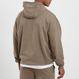 เสื้อฮู้ดดี้ผ้าเฟรนช์เทอร์รี่เนื้อหนา สไตล์สตรีทแวร์ ปักลาย สำหรับผู้ชาย ไซส์ใหญ่  สำหรับงานพิมพ์ลาย - Product Image 2