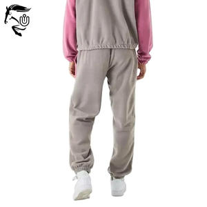 Hombre Oversize Drop Shoulder Popper Neck Collar Block Fleece Chándal con botones de alta calidad Sudaderas con algodón Fleece - Product Image 4