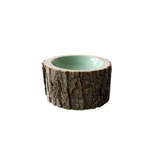 Bol en bois de luxe, design artisanal, forme ronde, bol à salade, vente en gros, fruits et aliments, mariage, maison, cuisine, utilisation sur table - Product Image 2
